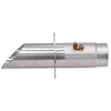 Image of EasyPro SWS2RN Vianti Falls Stainless 2 Round Scupper with round wall plate Side View