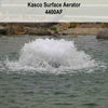 Image of Kasco 1 HP Pond Surface Aerator 4400AF Operating in a Pond 115V/230V