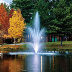 Scott 3HP Fountain with Amerst Pattern Operating in a Pond 13240