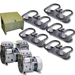 Kasco Robust Aire RA5 Cabinet Mount 1 KM60 and 1 KM120 Compressor with 5 Diffusers