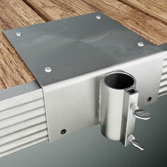 Scott Dock Plate Mount for Aquasweep Connected to a Dock