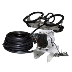 Kasco Robust Aire Sub Surface Aeration System RA1 Complete with Compressor Weighted Tubing and Diffuser Assembly Kit with Stainless Steel Mount