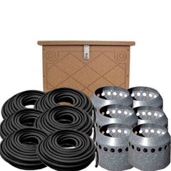 Keeton ProLake2 2.6 Aeration System (2) 1/2HP 6 Duraplate Diffusers - 115V/230V PL-2.6 with Cabinet 6 Tubing and 6 Diffusers