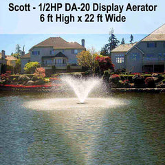 Scott Aerator 1/2-HP DA-20 Display Aerator