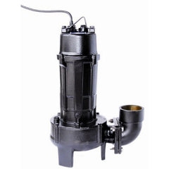 ShinMaywa 2HP Single Phase Submersible Pump - 65CVC41.5S Side View